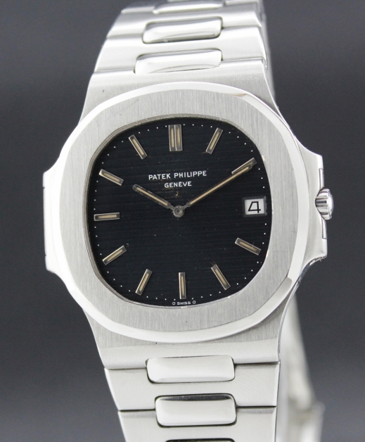 (image for) A RARE PATEK PHILIPPE JUMBO STEEL NAUTILUS